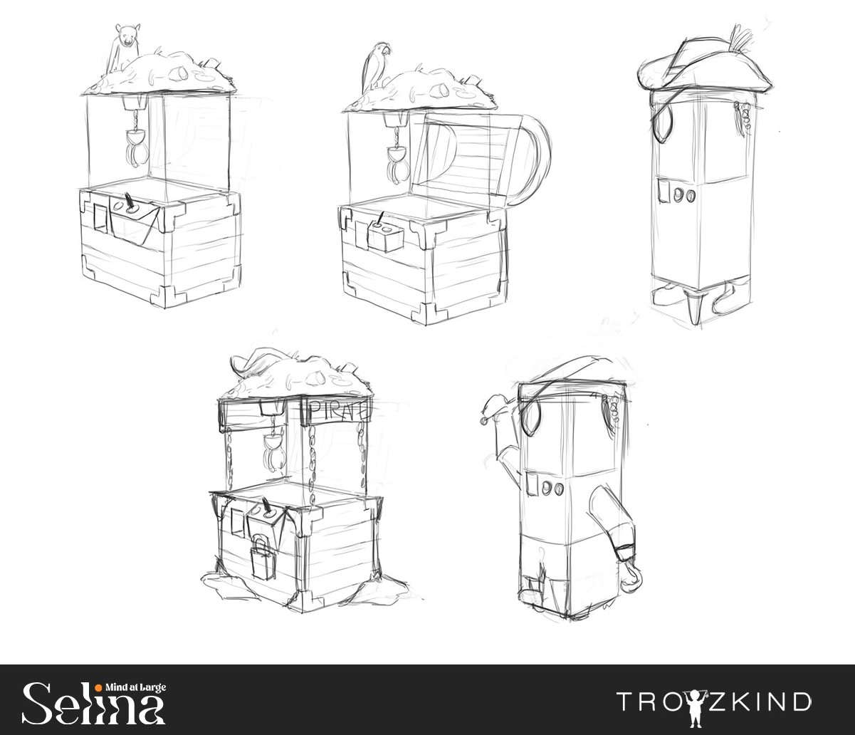Pirate themed Claw Machine Concepts